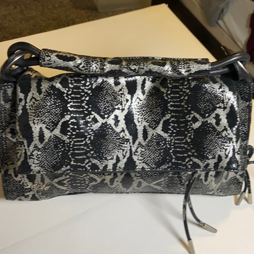 Beautiful snakeskin hobo bag